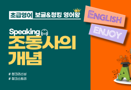 [초급]조동사의 개념