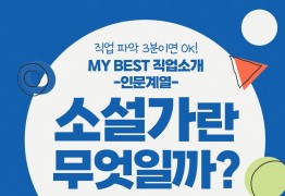 My Best 직업소개 (인문계열) 소설가란 무엇일까?